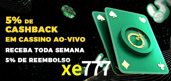 Promoções do cassino ao Vivo xe777